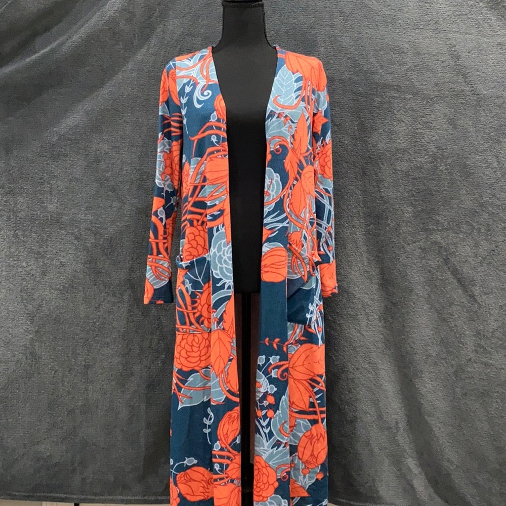 Super vibrant and beautiful Lularoe cardigan